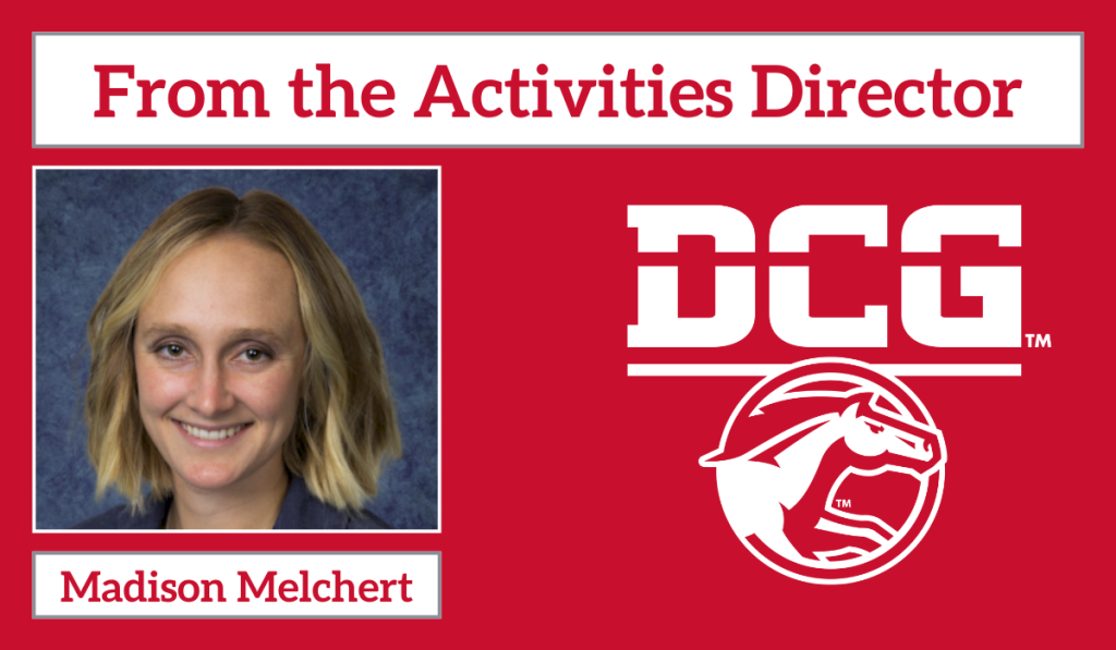 From the Activities Director