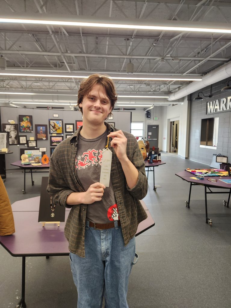 DCG High School students received awards at the Little Hawkeye Conference Art Show.