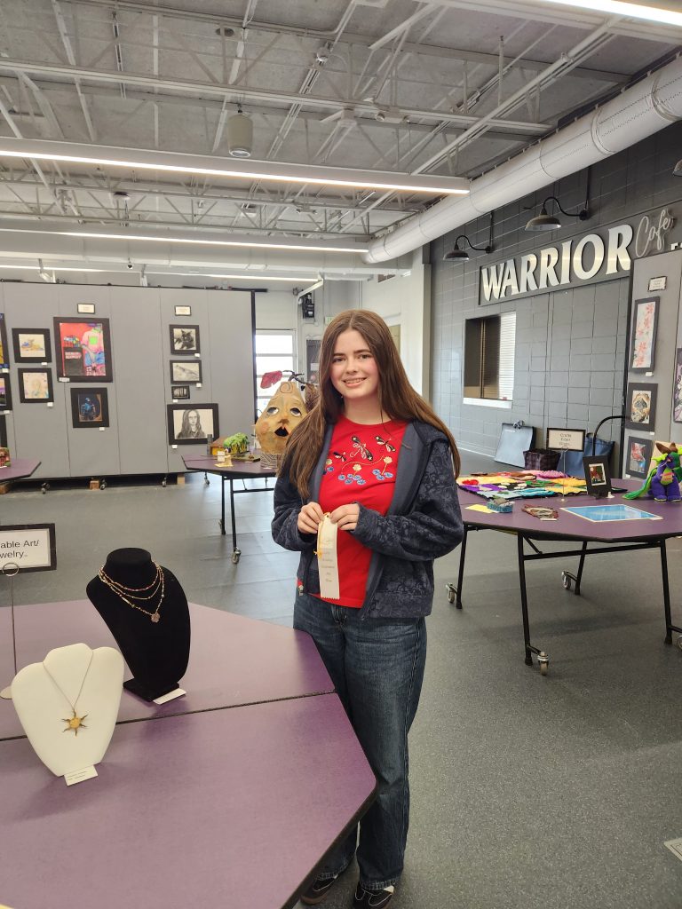 DCG High School students received awards at the Little Hawkeye Conference Art Show.